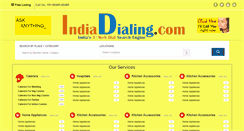 Desktop Screenshot of indiadialing.com